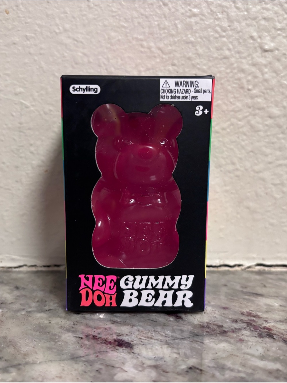 Schylling Needoh Gummy Bear Squishy - Pink